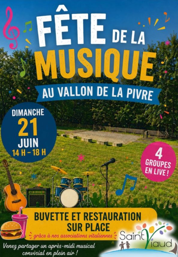 Fête de la musique 2026, Saint-Viaud, France